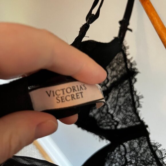 Victoria’s Secret Dream Angels Push-up Without Padding Bra 32D Underwire Black - Picture 7 of 9
